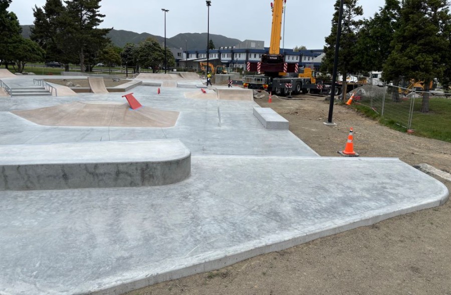 Skatepark progress